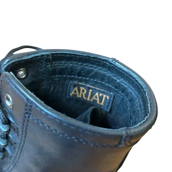 Ariat Men's Heritage Lacer II Boot- Black Leather 32501- Size 7EE - Picture 7 of 10